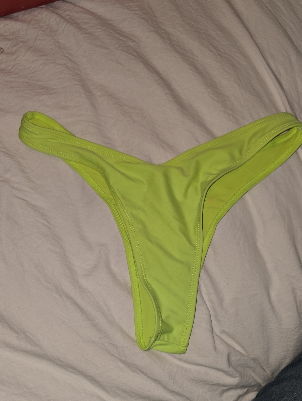 Neon Lime High-Cut Bikini Bottom - Women Swim